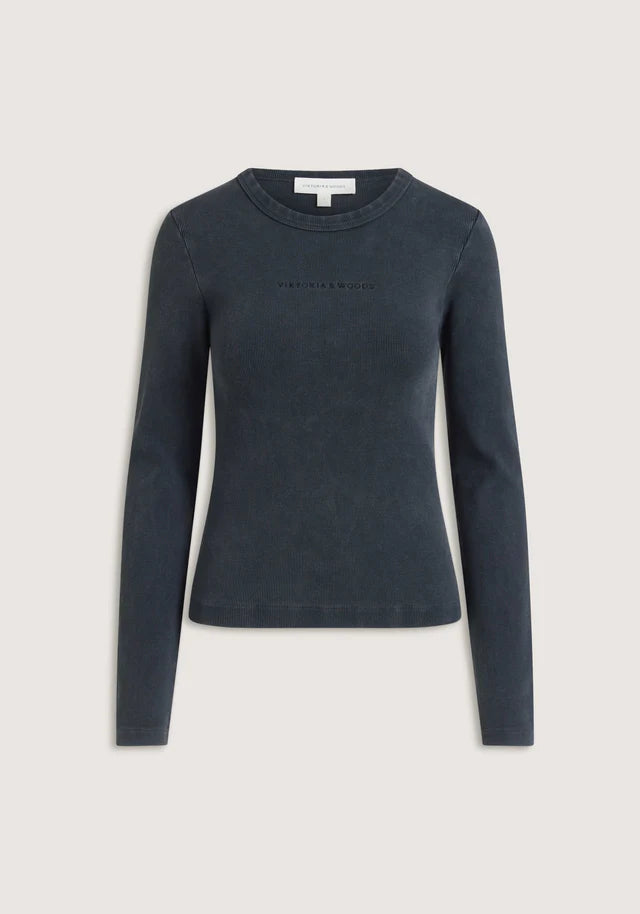 Rhode Top - Grey Wash