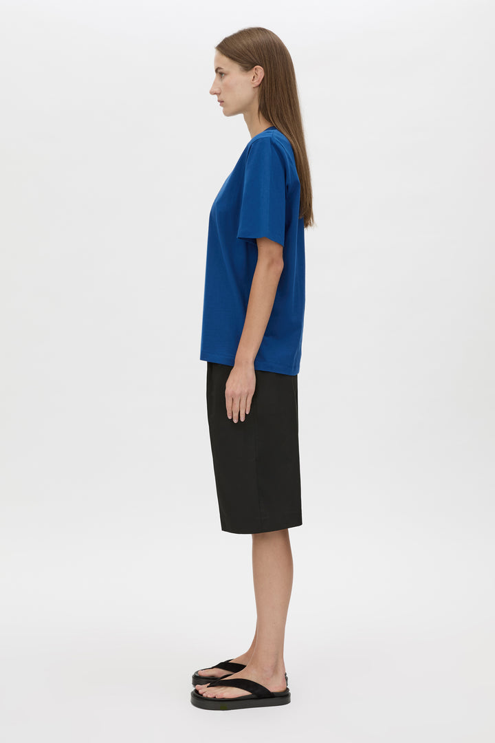 Karine Graphic Tee - Royal Blue