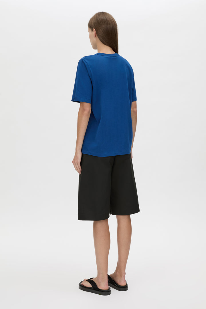Karine Graphic Tee - Royal Blue