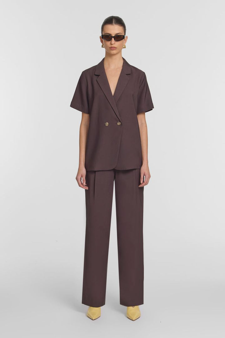 Hepburn Shirt - Chocolate