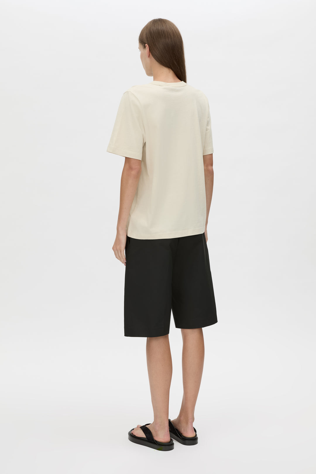 Karine Graphic Tee - Chalk