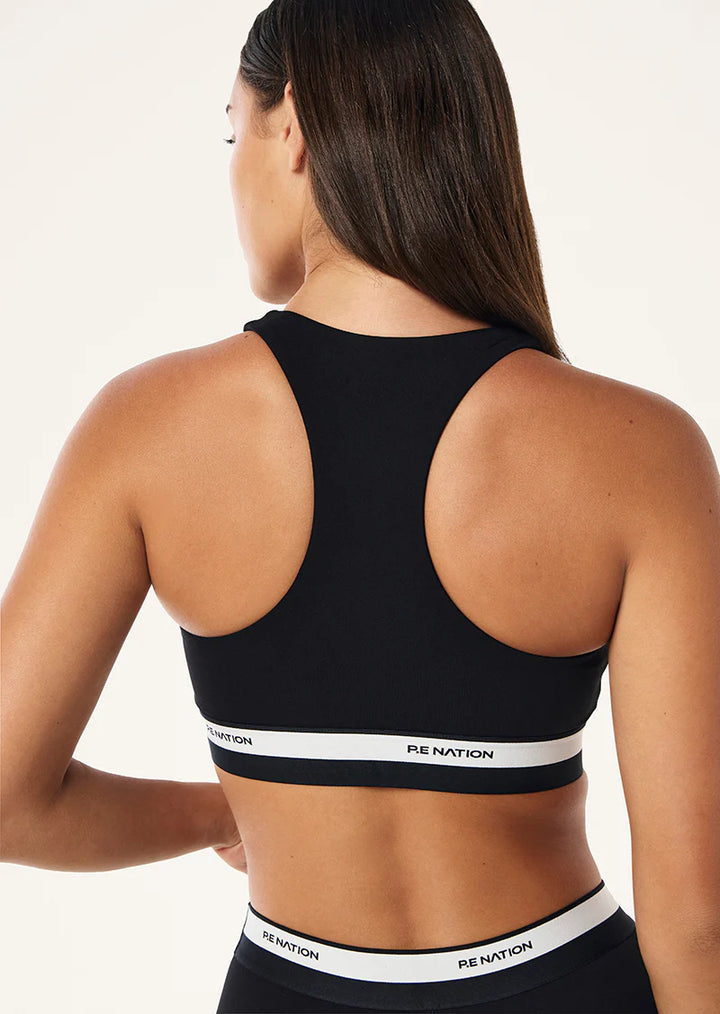 Avant Sports Bra - Black w/ Whisper White