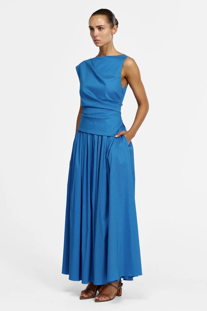 Robakker Maxi Dress - Iris Blue