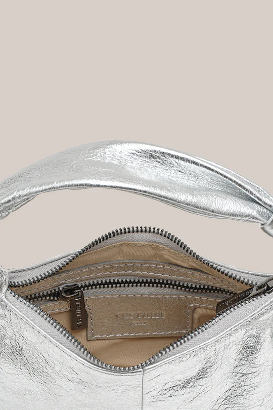 Allegra Mini Knot Bag - Silver