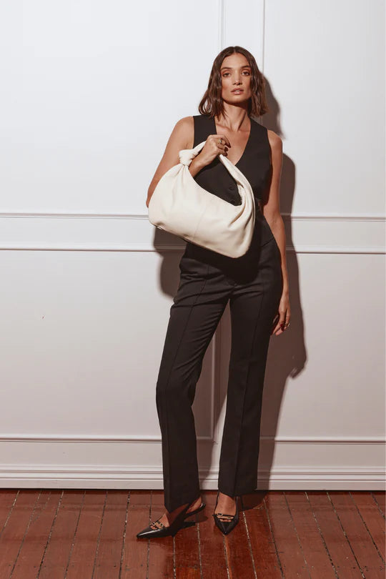 Allegra Knot Bag - Cream