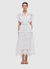 Audrey Lace Pocket Shirt Dress - Snow