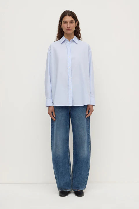 Avoca Stripe Shirt - Blue/White Stripe