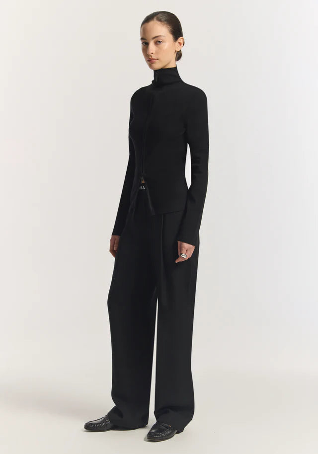 Tonic Zip Long Sleeve - Black