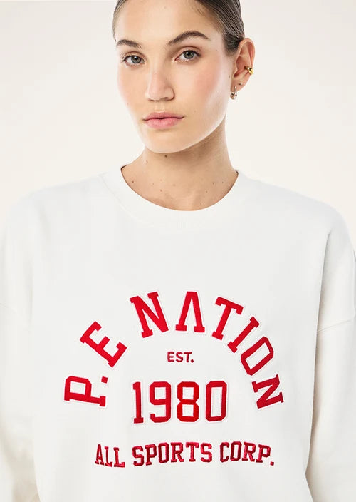 Backspin Oversized Sweat - White