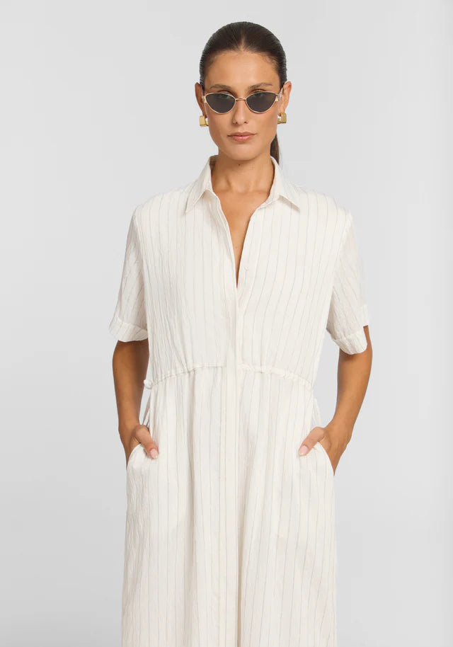 Laneway Shirt Dress - Legacy Stripe