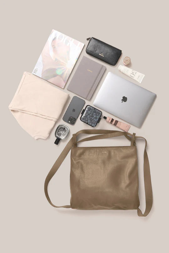 Bella Backpack Tote - Taupe