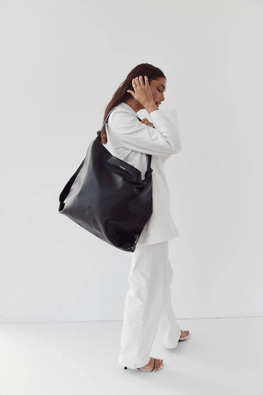 Bella XL Backpack Tote - Black