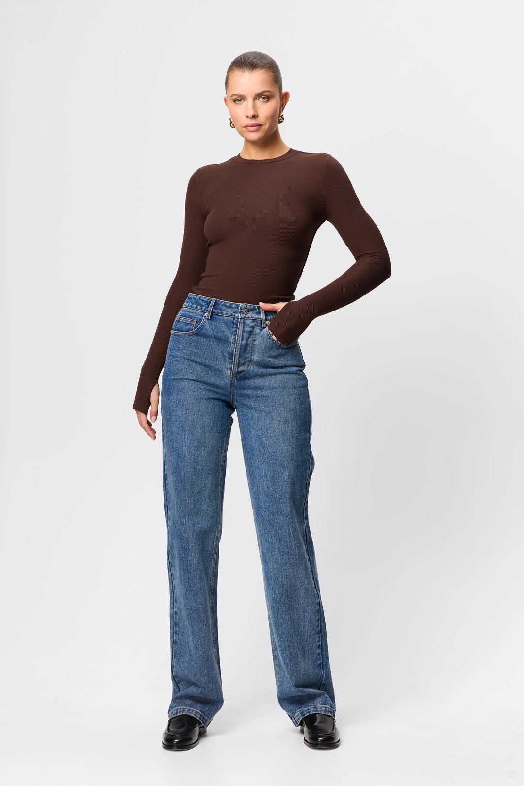 The Brooklyn Top - Chocolate