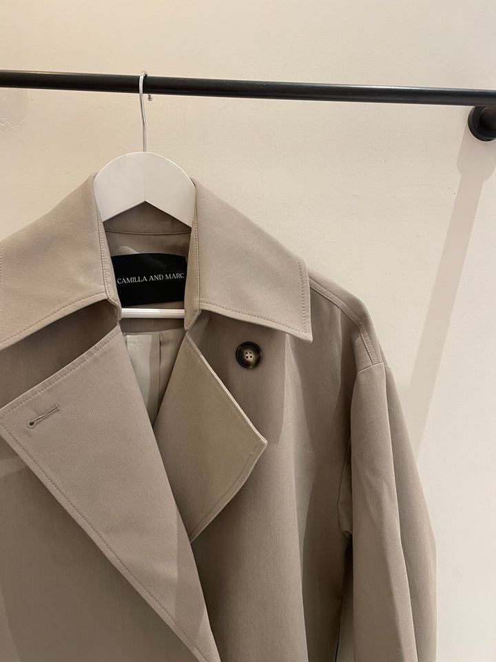 Neroli Short Trench - Sage