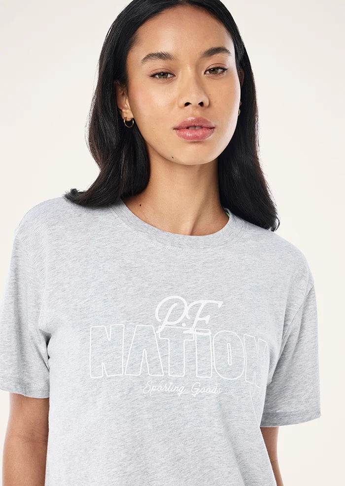 Champion Relaxed Tee - Mid Grey Marle
