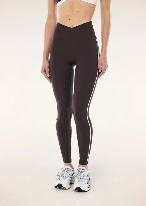Clarity FL Legging - Coffee/Whisper White