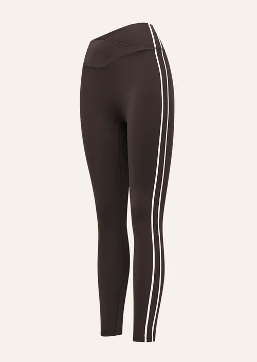 Clarity FL Legging - Coffee/Whisper White