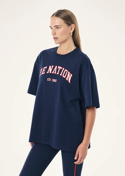 Core Oversized Tee - Dark Navy