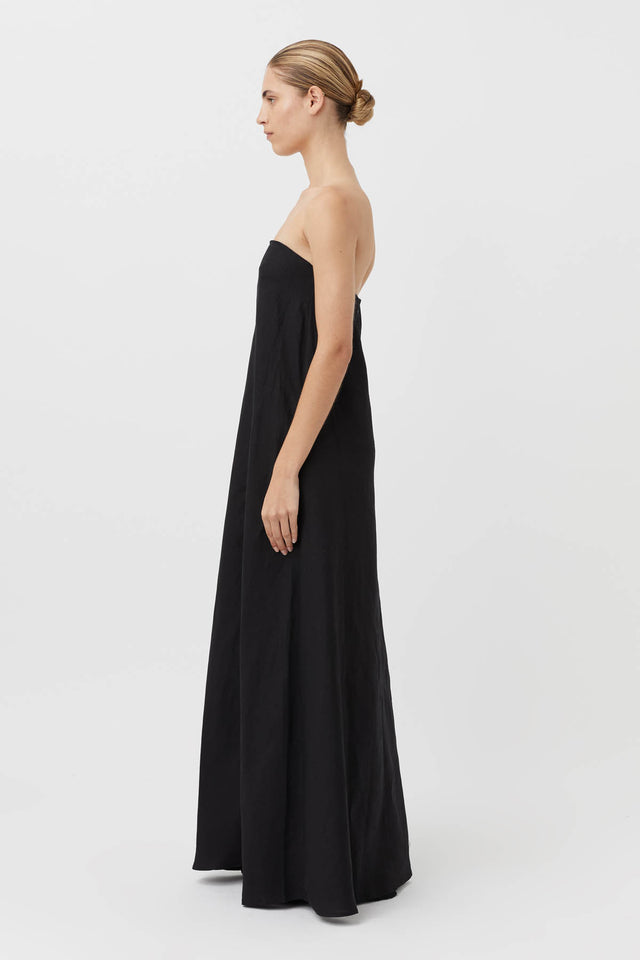 Honora Strapless Dress - Black