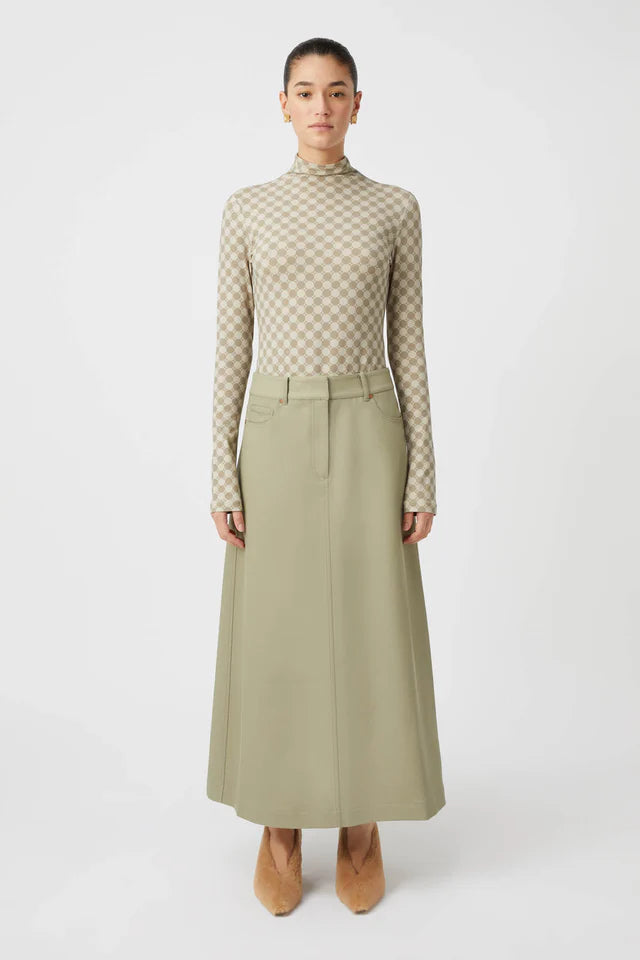 Hyatt Skirt - Silver Bark