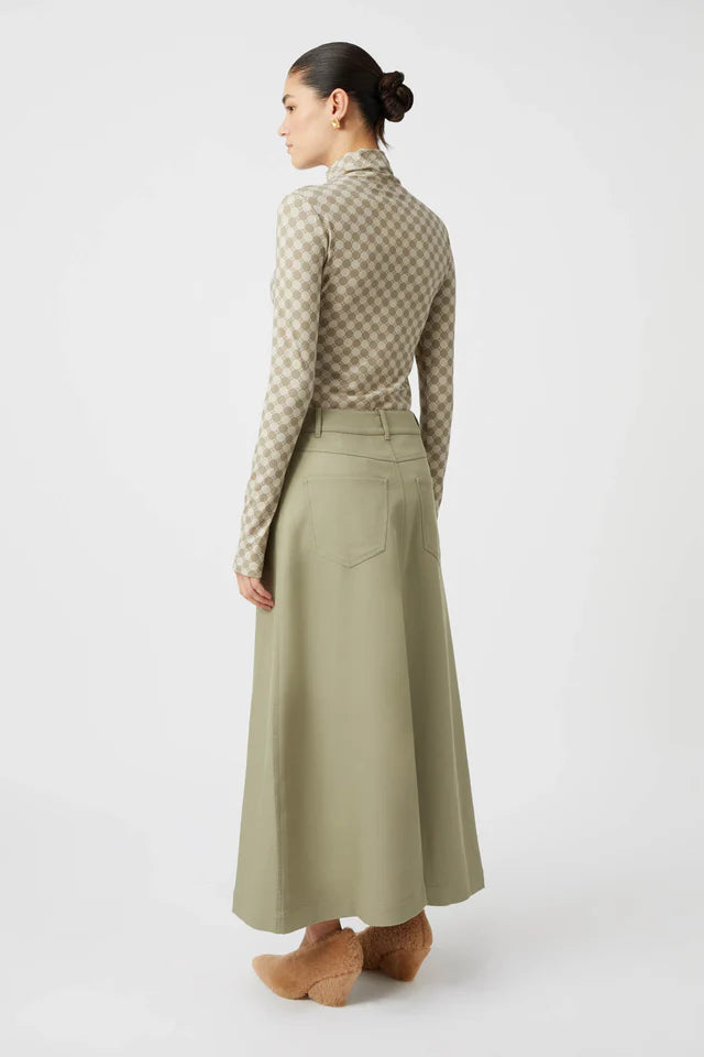 Hyatt Skirt - Silver Bark