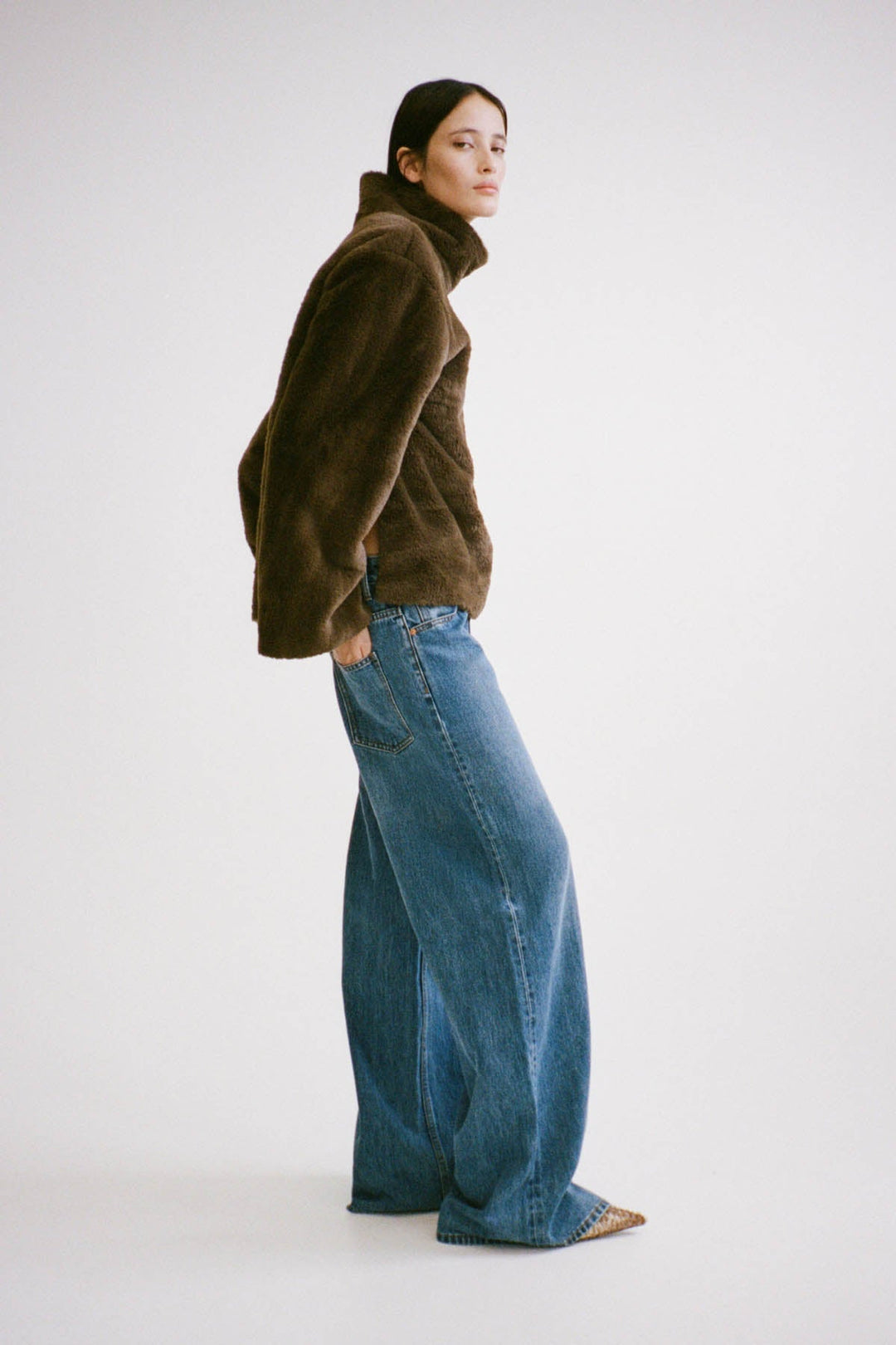Nala Furry Pullover - Truffle