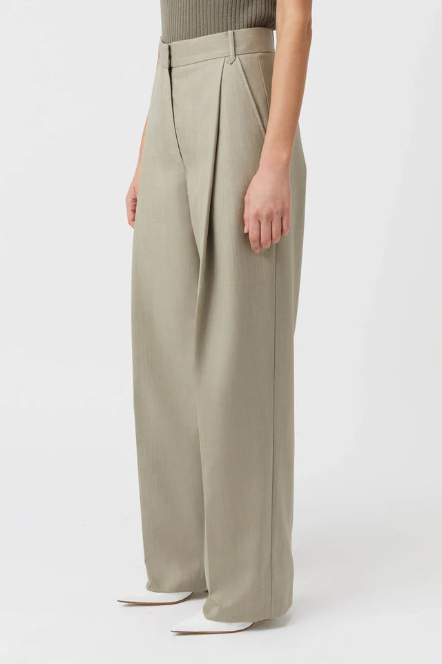 Pompidou Trouser - Olive Marle