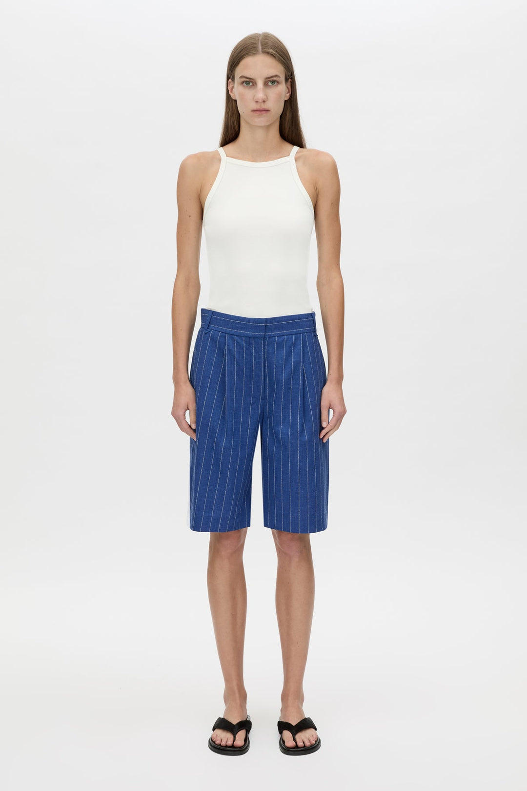 Alberto Short - Blue White Stripe