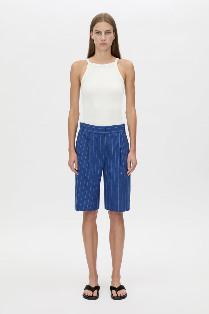Alberto Short - Blue White Stripe
