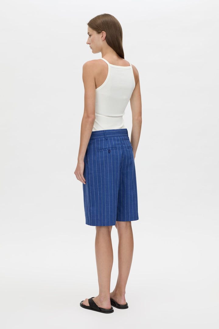 Alberto Short - Blue White Stripe