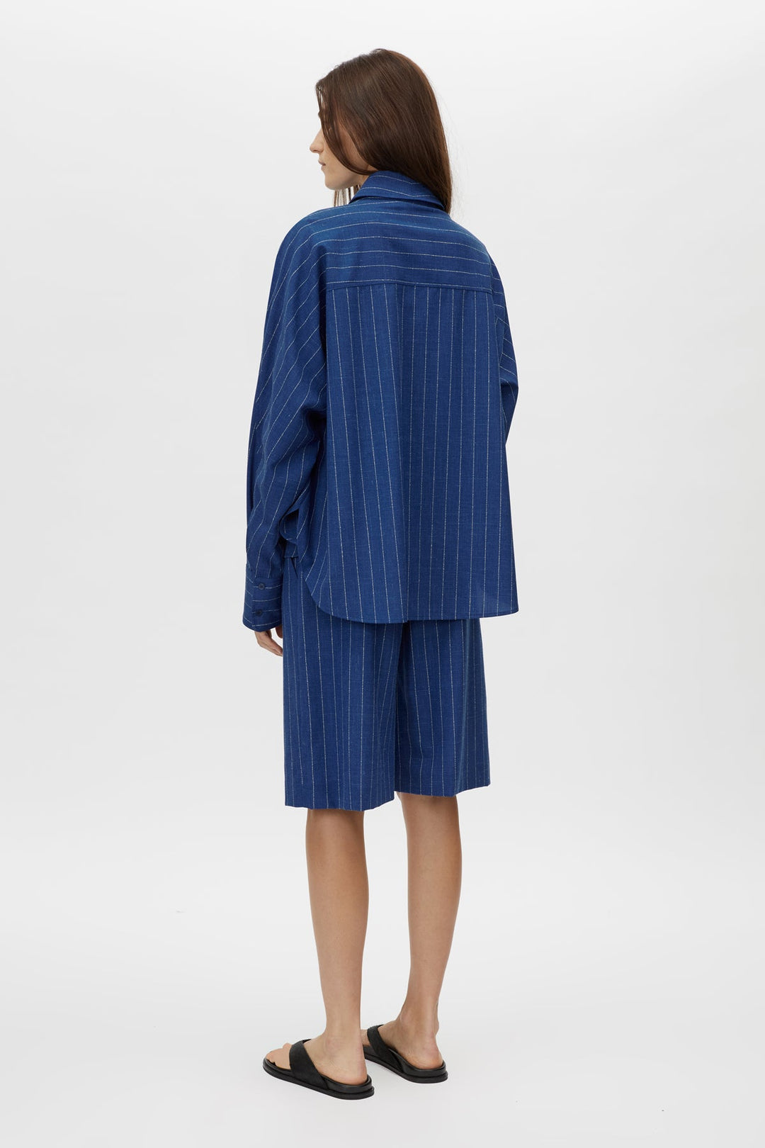 Alberto Shirt - Blue White Stripe