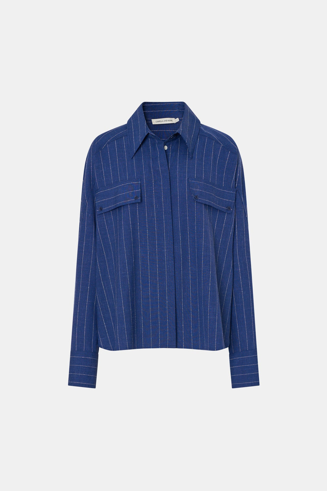 Alberto Shirt - Blue White Stripe
