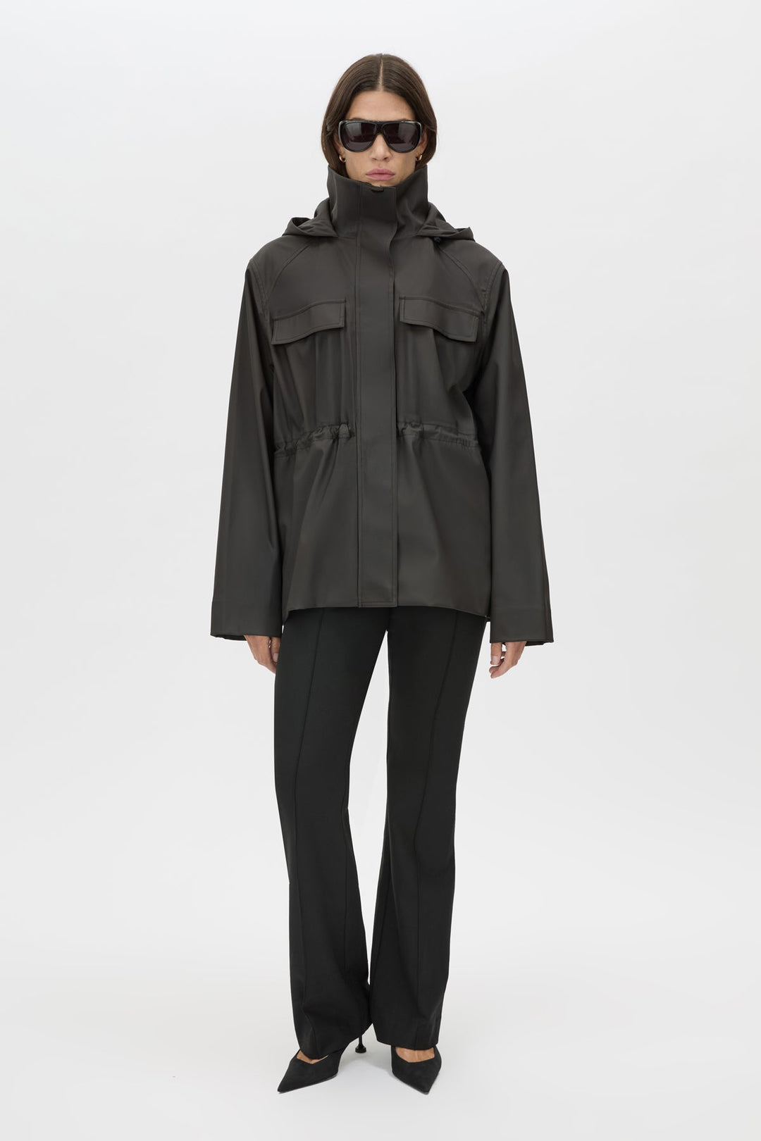 Astrid Rain Jacket - Espresso