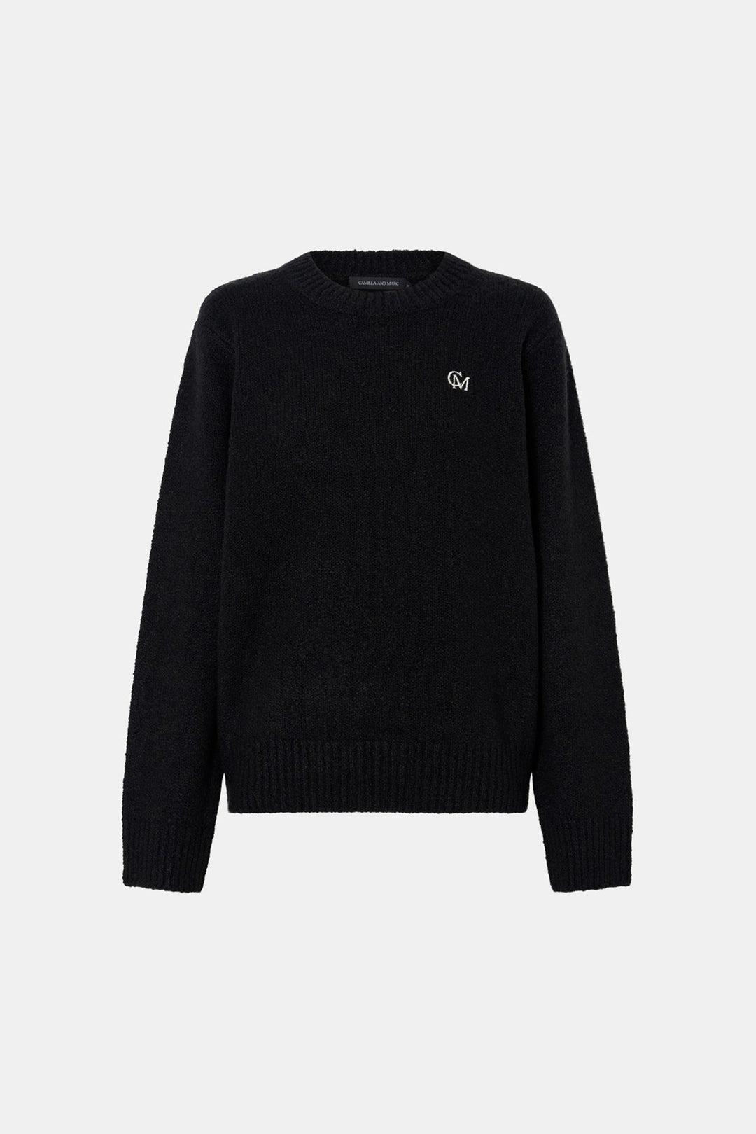 Atlas Knit Sweater - Black