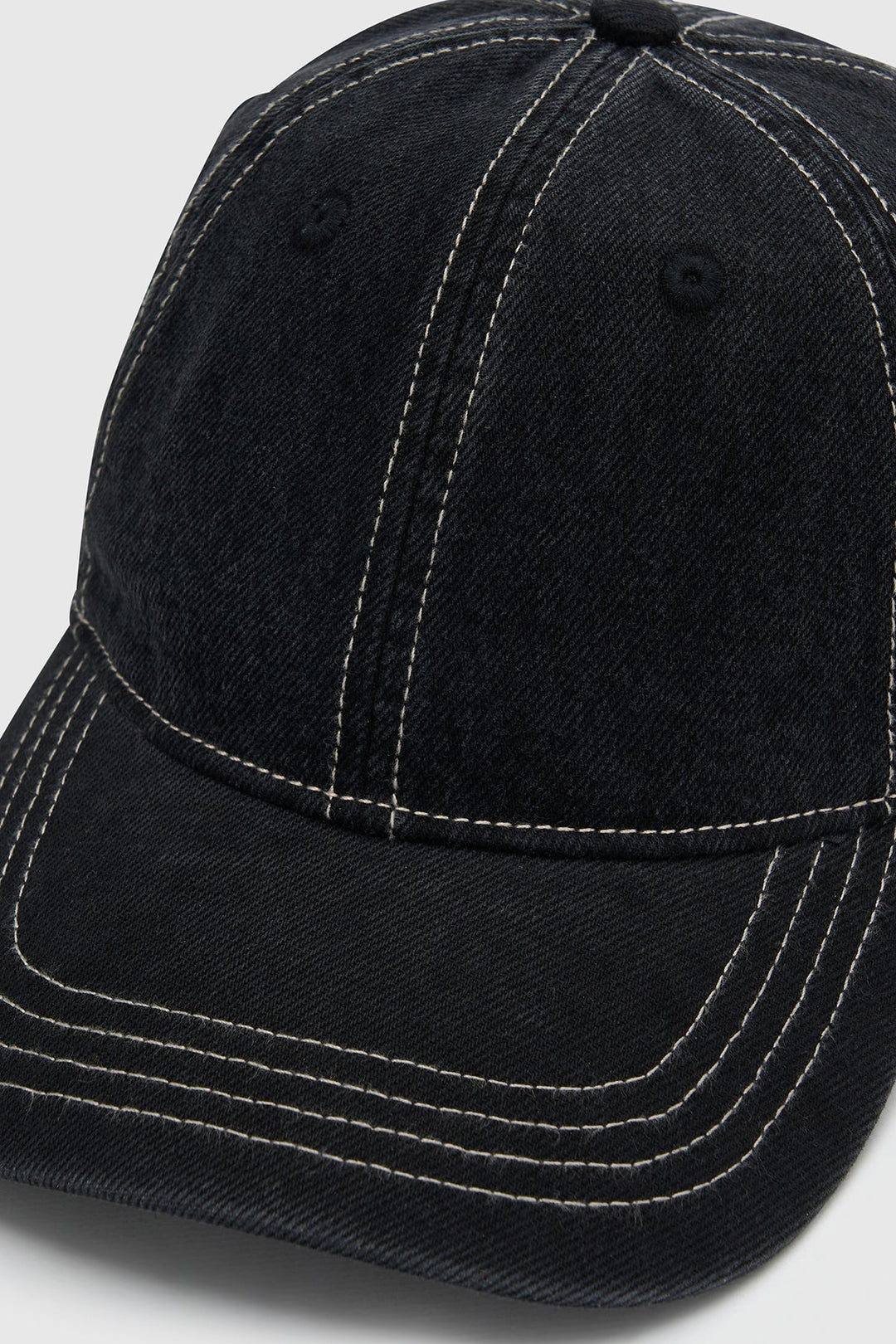 August Cap - Black Denim