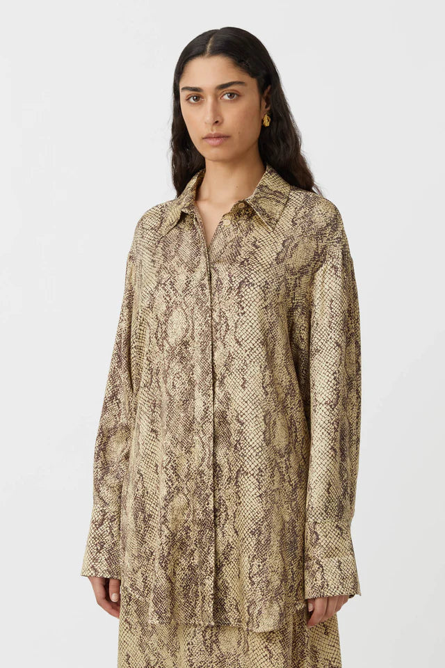 Barbican Shirt - Snake Print