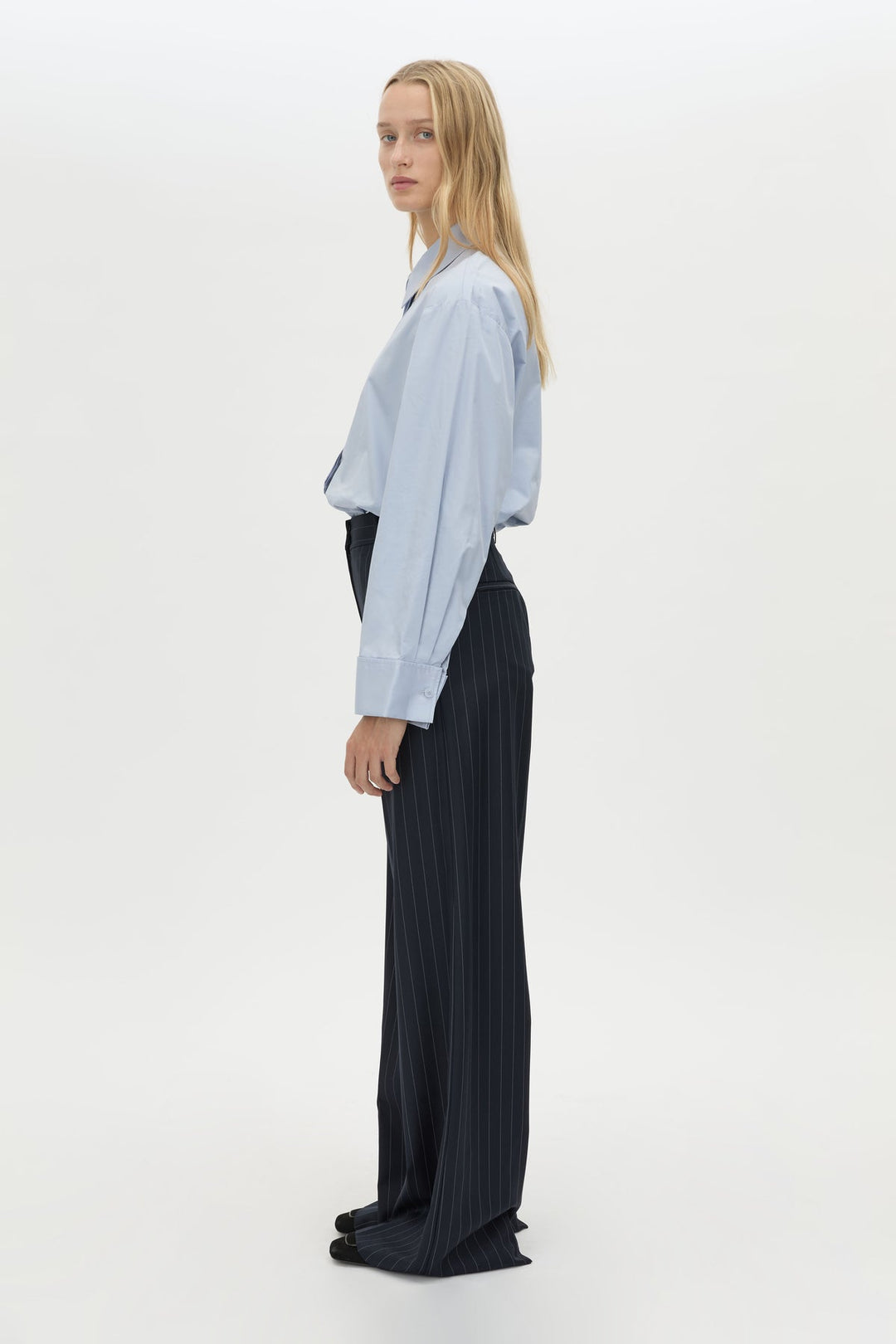 Brody Pant - French Navy Stripe