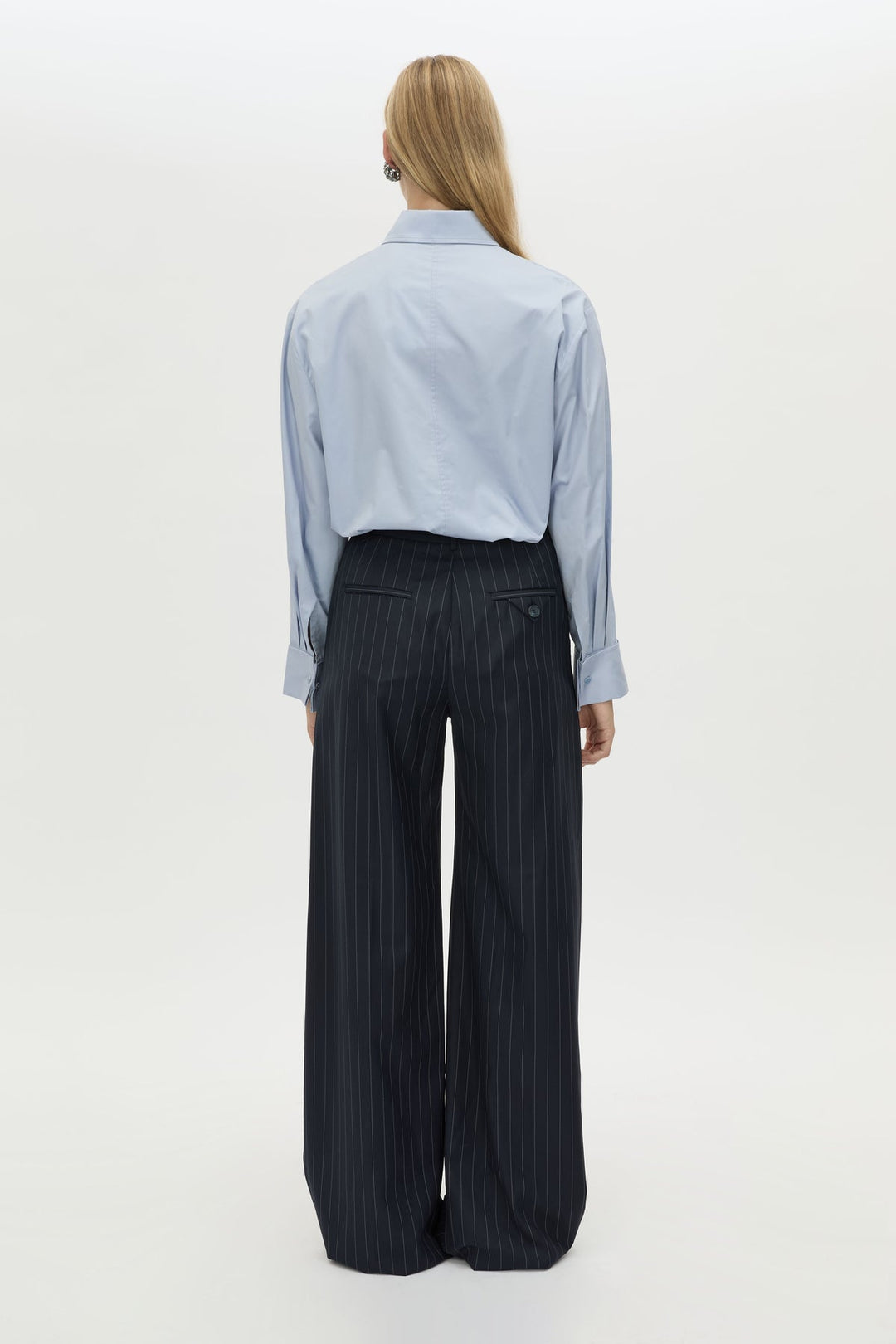 Brody Pant - French Navy Stripe