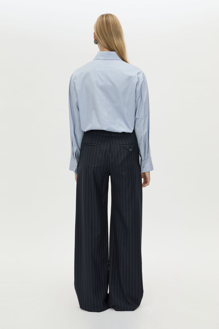 Brody Pant - French Navy Stripe