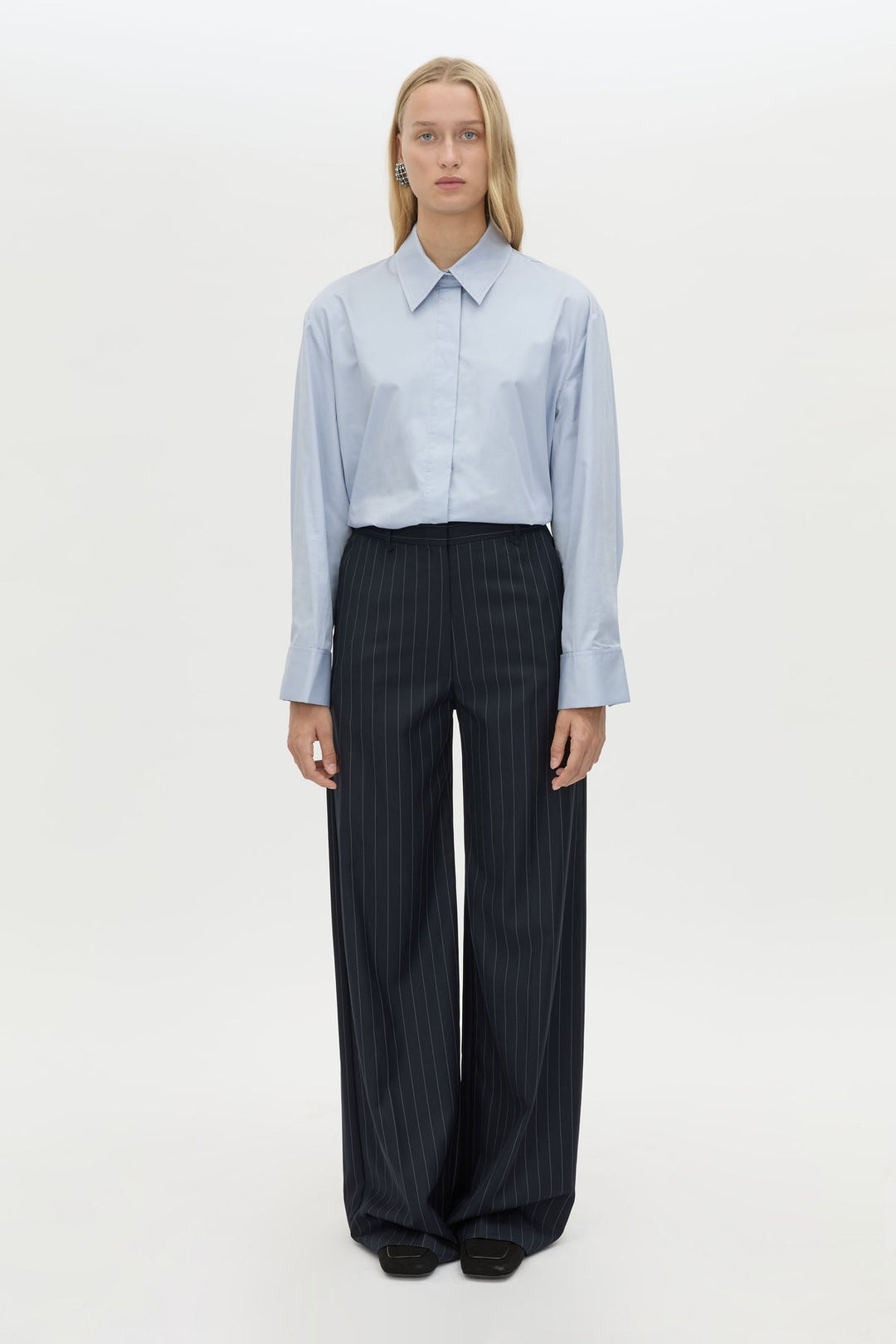 Brody Pant - French Navy Stripe