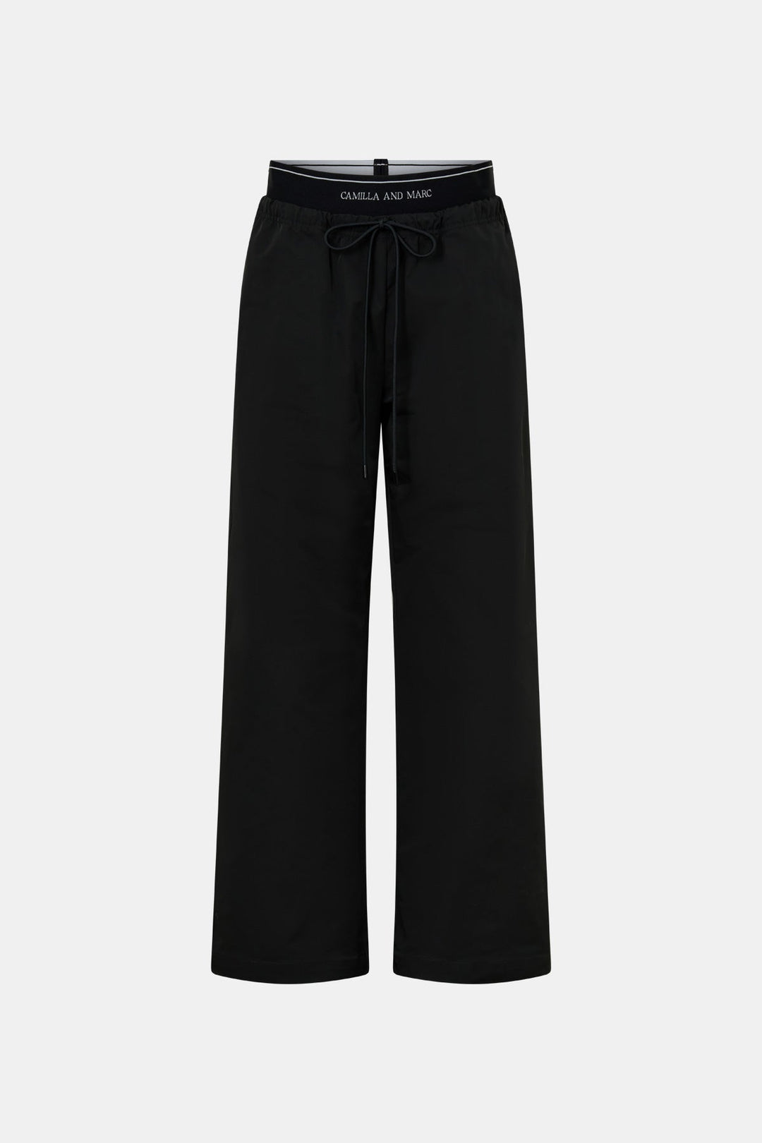 Dia Elastic Detail Pant - Black