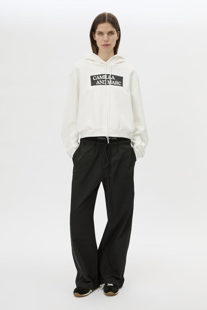 Dia Elastic Detail Pant - Black