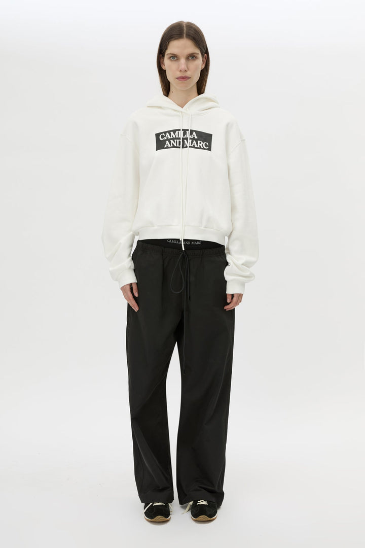 Dia Elastic Detail Pant - Black