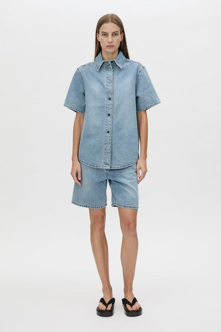 Diego Denim Shirt - Light Vintage Blue