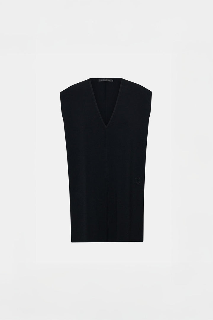 Donatello Knit Vest - Black