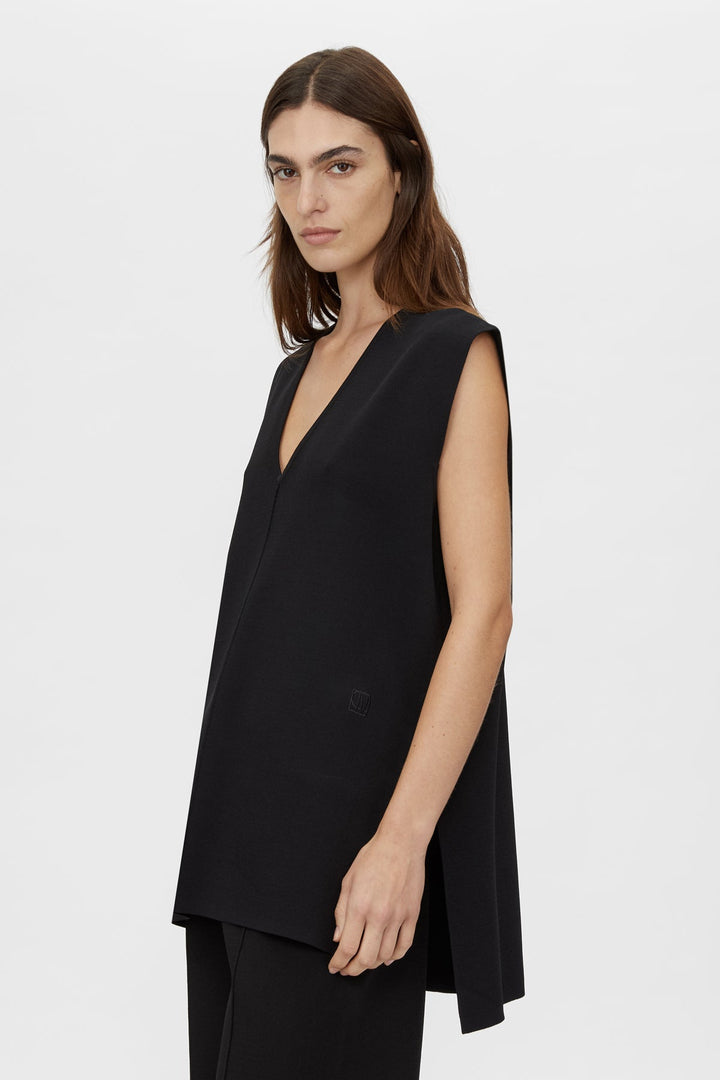 Donatello Knit Vest - Black