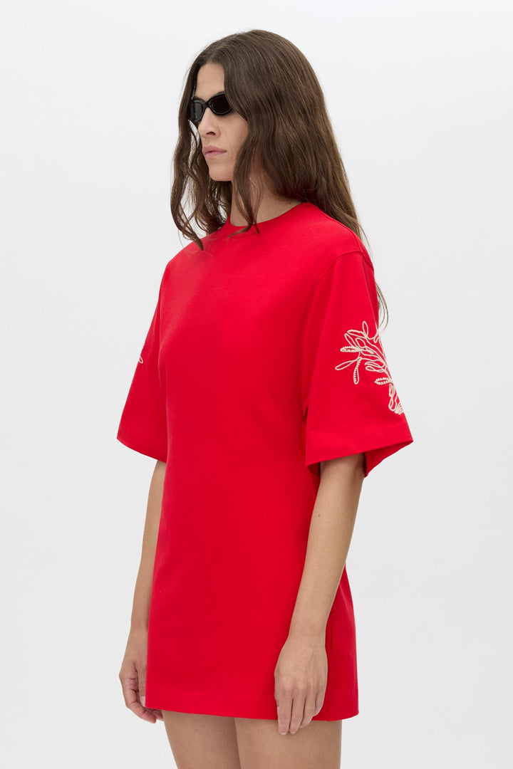 Eviva Mini Dress - Poppy Red