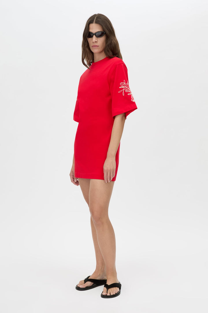 Eviva Mini Dress - Poppy Red