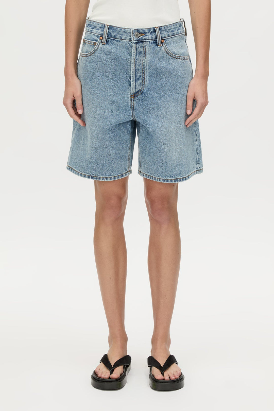 Ezra Denim Short - Light Vintage Blue