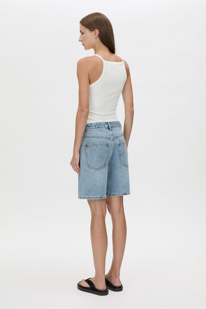 Ezra Denim Short - Light Vintage Blue